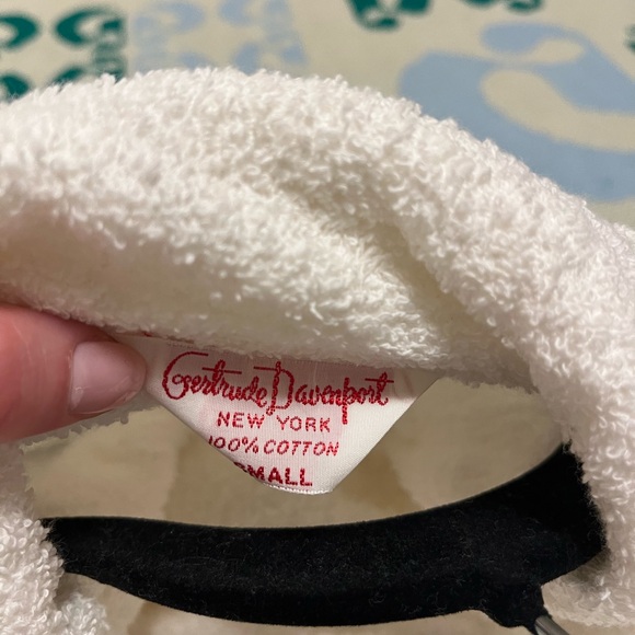 Vintage white Gertrude Davenport Pea Coat - Picture 2 of 3